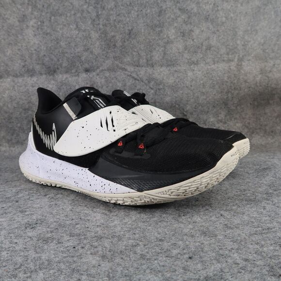 Nike Shoes Mens 12 Sneaker Athletic Kyrie Low 3 Basketball Team Black White Logo main image 6